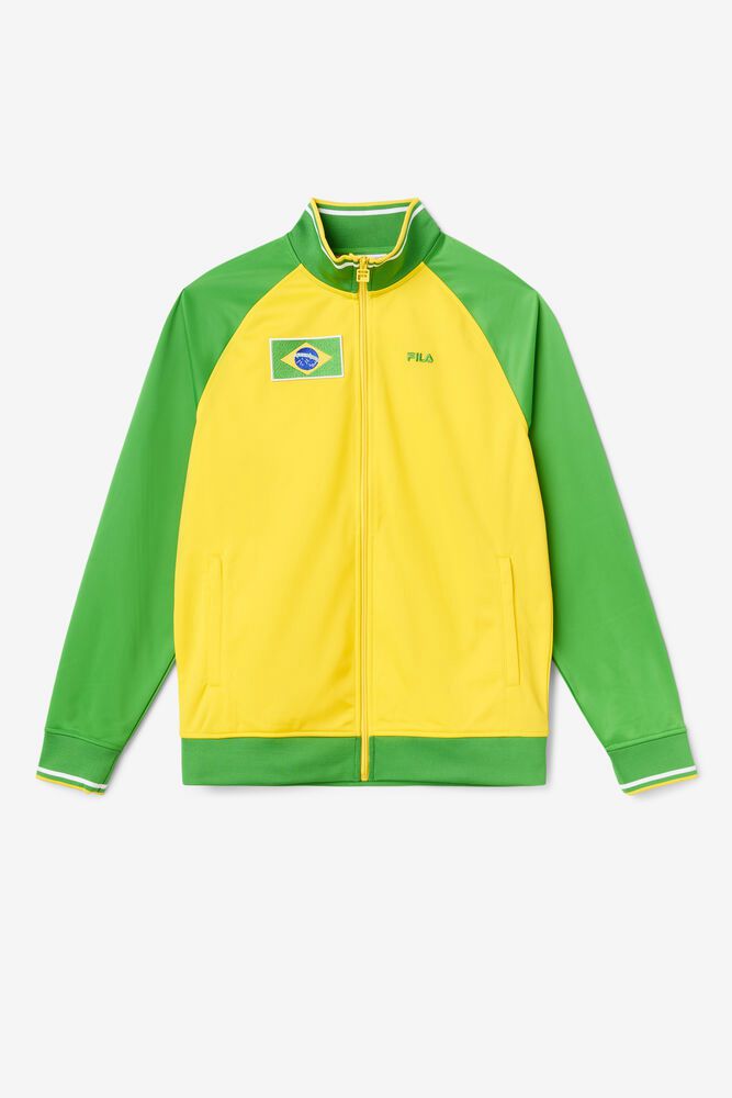 Fila on sale jacket yellow